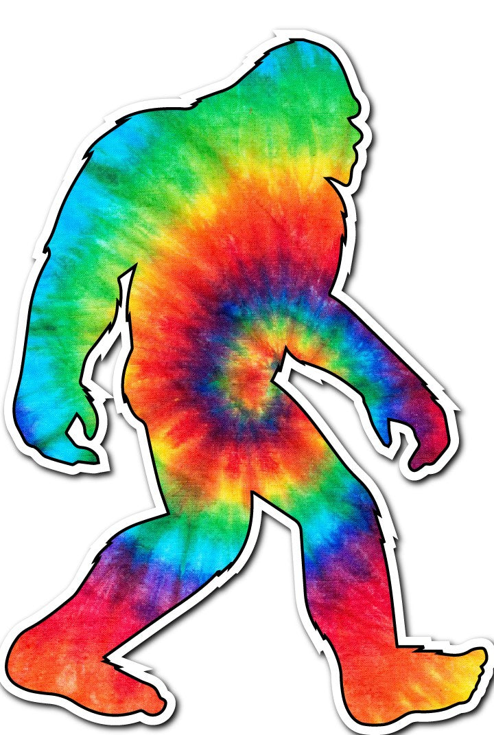 TYE-DYE BIGFOOT - STICKER