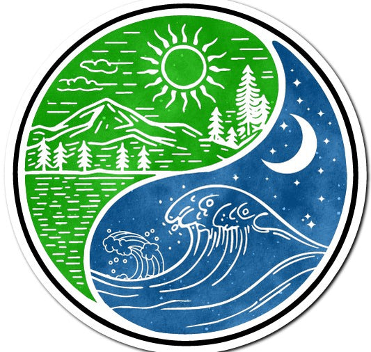 YING YANG - STICKER
