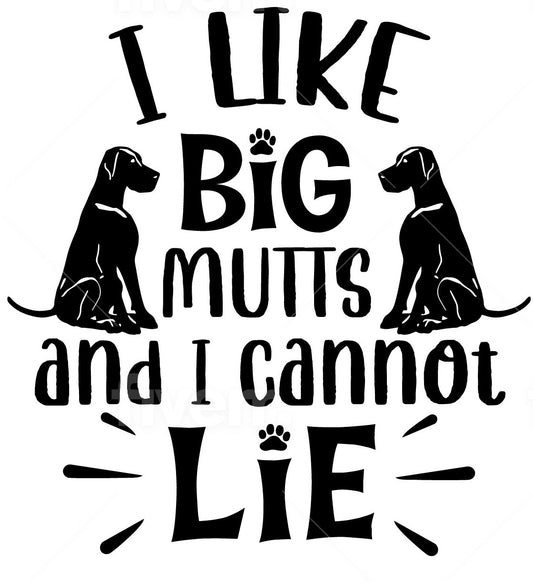 I LIKE BIG MUTTS - STICKER